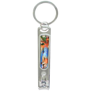 Myros - Alanya Themed Customised Metal Epoxy Nail Clipper 16x80x15 mm