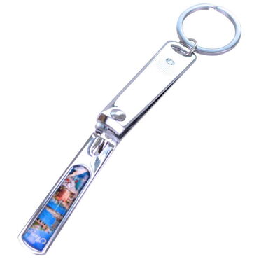 Alanya Themed Customised Metal Epoxy Nail Clipper 16x80x15 mm - Thumbnail