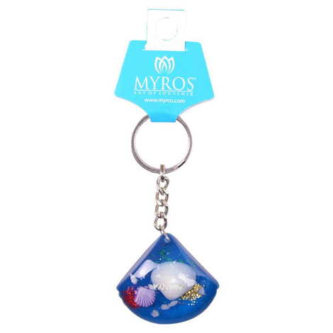 Alanya Themed Customised Transparent Polyester Keyring