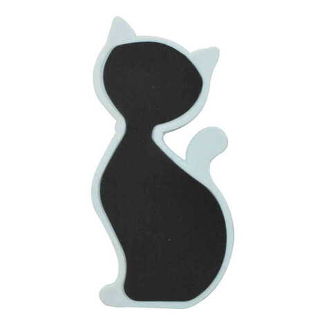 Alanya Themed Customised UV Printed Plastic Base Cat Shaped Fridge Magnet 43x87 mm