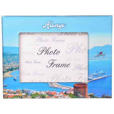 Myros - Alanya Themed Epoxy Photo Frame Travel Souvenir 15x20 Cm