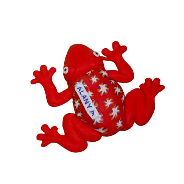 Alanya Themed Frog Fimo Refrigerator Magnet - 6