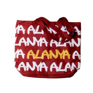 Alanya Themed Heart Beach Bag - 3