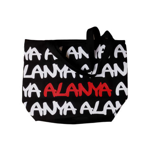 Alanya Themed Heart Beach Bag - 6