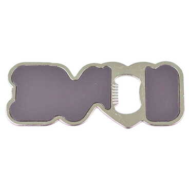 Alanya Themed Love Letter Shaped Metal Magnetic Opener 114x47 mm - Thumbnail