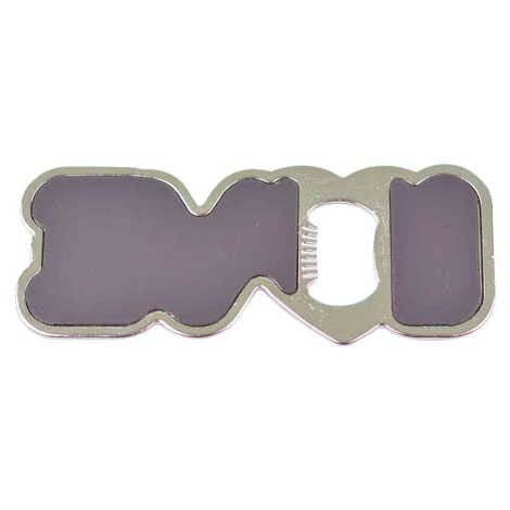 Alanya Themed Love Letter Shaped Metal Magnetic Opener 114x47 mm