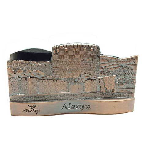 Alanya Themed Metal Card Wallet