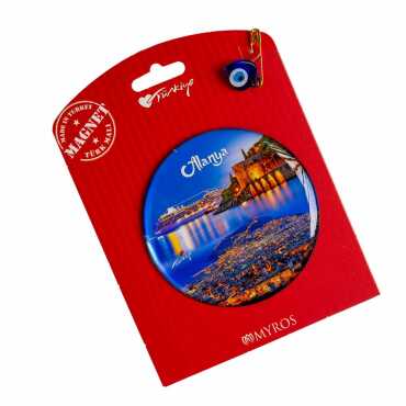 Alanya Themed Myros Carded Refrigerator Magnet - 2