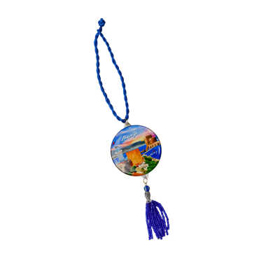 Alanya Themed Myros Metal Car Ornament - 2