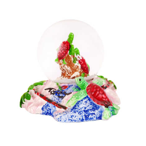 Alanya Themed Polyester Water Globe 45 mm - 8