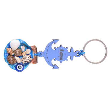 Myros - Alanya Themed Sea Shell Shaking Keychain