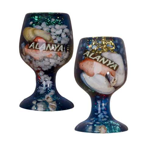 Alanya Themed Transparent Polyester Photo Fridge Magnet - 23