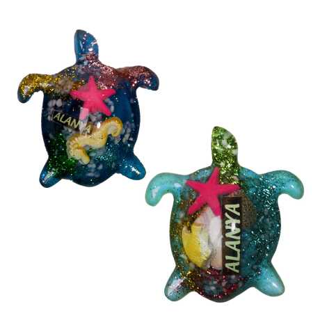 Alanya Themed Transparent Polyester Photo Fridge Magnet - 30
