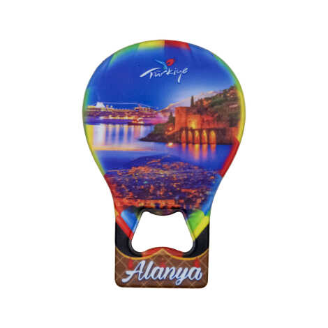 Alanya Themed UV Balloon Bottle Opener - 1