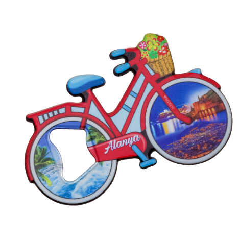 Alanya Themed UV Bicycle Bottle Opener - 6