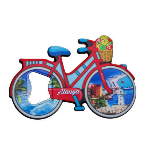Alanya Themed UV Bicycle Bottle Opener - 3