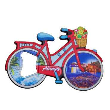 Alanya Themed UV Bicycle Bottle Opener - 4