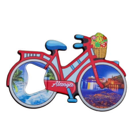 Alanya Themed UV Bicycle Bottle Opener - 4