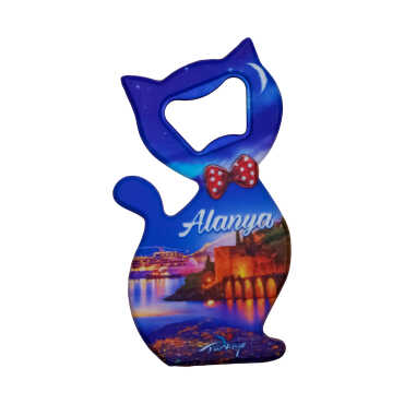 Alanya Themed UV Cat Bottle Opener - 4