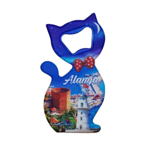 Alanya Themed UV Cat Bottle Opener - 5