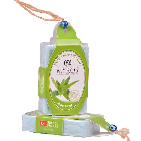 Toptan Aloe Vera İpli̇ Boncuklu Sabun - 2