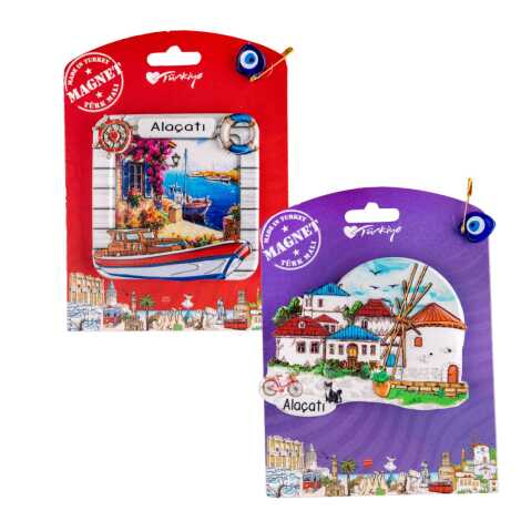 Altınoluk Temalı Kartonetli Uv Polyester Magnet - 2