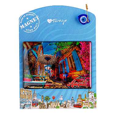 Altınoluk Temalı Myros Kartonetli Magnet - Myros