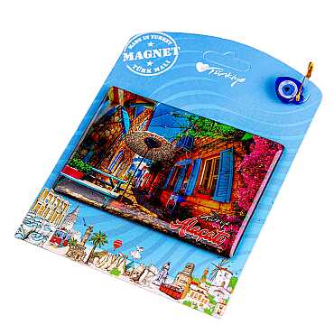 Altınoluk Temalı Myros Kartonetli Magnet - 2