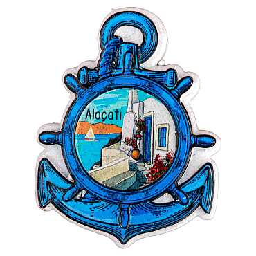 Altınoluk Temalı Myros Yöresel Polyester Magnet - 14