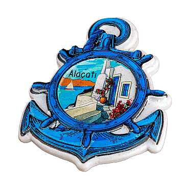 Altınoluk Temalı Myros Yöresel Polyester Magnet - 25