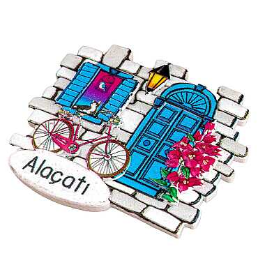 Altınoluk Temalı Myros Yöresel Polyester Magnet - 23