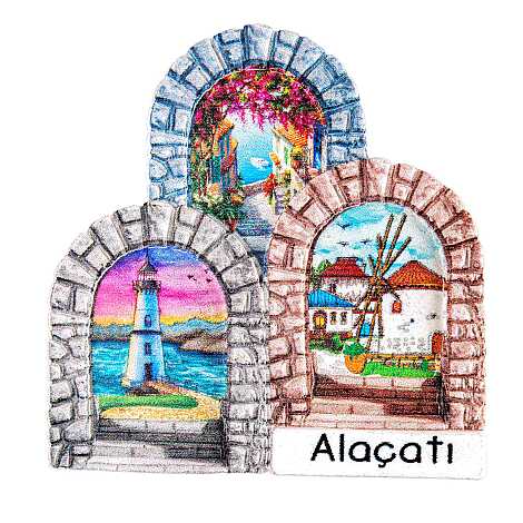Altınoluk Temalı Myros Yöresel Polyester Magnet - 22