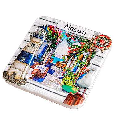 Altınoluk Temalı Myros Yöresel Polyester Magnet - 21