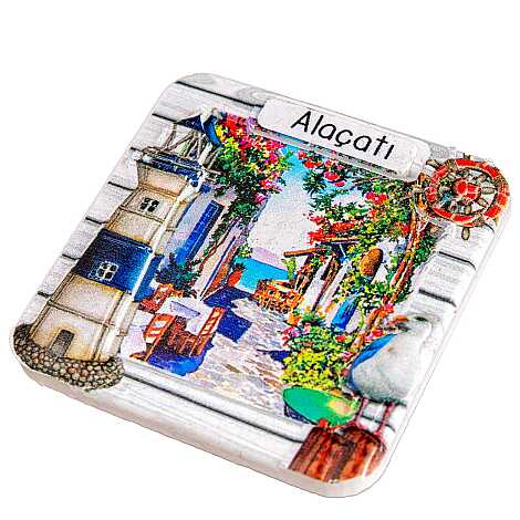 Altınoluk Temalı Myros Yöresel Polyester Magnet - 21