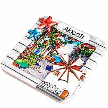 Altınoluk Temalı Myros Yöresel Polyester Magnet - 20