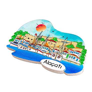 Altınoluk Temalı Myros Yöresel Polyester Magnet - 10