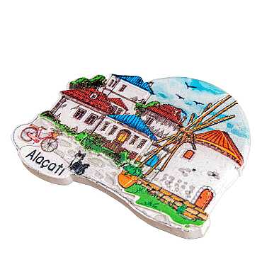 Altınoluk Temalı Myros Yöresel Polyester Magnet - 8