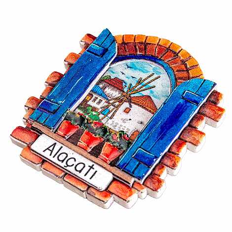 Altınoluk Temalı Myros Yöresel Polyester Magnet - 7