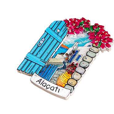 Altınoluk Temalı Myros Yöresel Polyester Magnet - 5