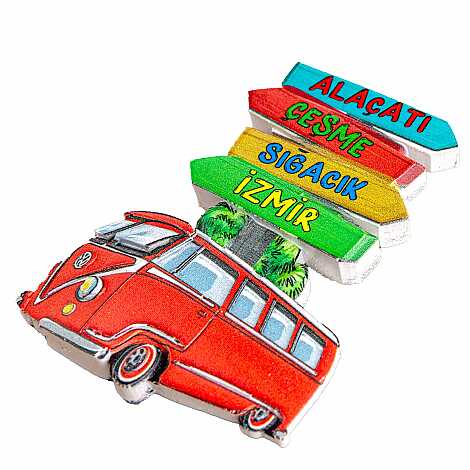 Altınoluk Temalı Myros Yöresel Polyester Magnet - 4