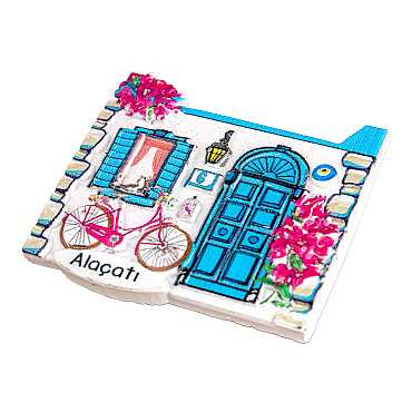 Altınoluk Temalı Myros Yöresel Polyester Magnet - 2