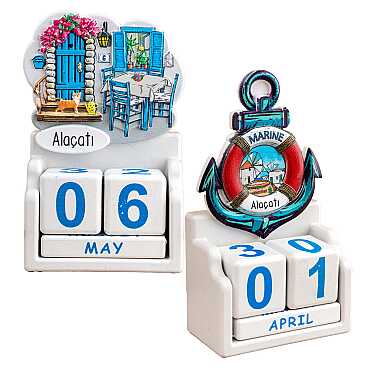 Altınoluk Temalı UV BASKILI POLYESTER MASA TAKVİMİ - 2