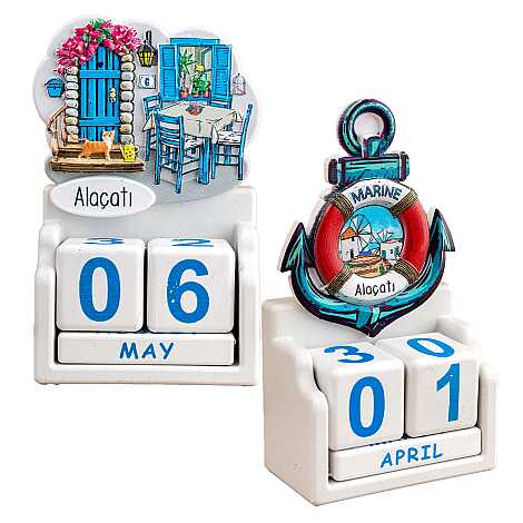 Altınoluk Temalı UV BASKILI POLYESTER MASA TAKVİMİ - 2