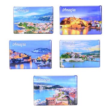 Toptan Amasra Temalı Myros Dikdörtgen Magnet 80x55 cm - 2