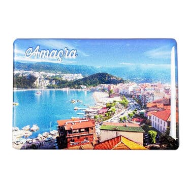 Toptan Amasra Temalı Myros Dikdörtgen Magnet 80x55 cm - 3