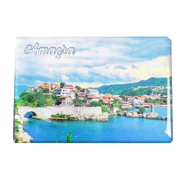 Toptan Amasra Temalı Myros Dikdörtgen Magnet 80x55 cm - 4