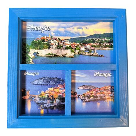 Amasra Themed Big Wooden Printed Frame 210x210 mm