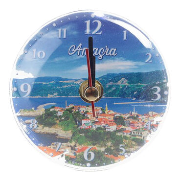 Amasra Themed Customised Fridge Magnet Clock - Myros