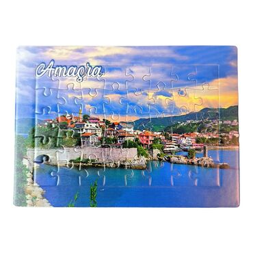 Amasra Themed Customised Paper Jigsaw Puzzle 130x180 mm - Thumbnail