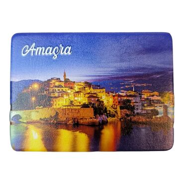 Myros - Amasra Themed Customised Uv Printed Rectangle Compact Mirror 85x62x11 mm